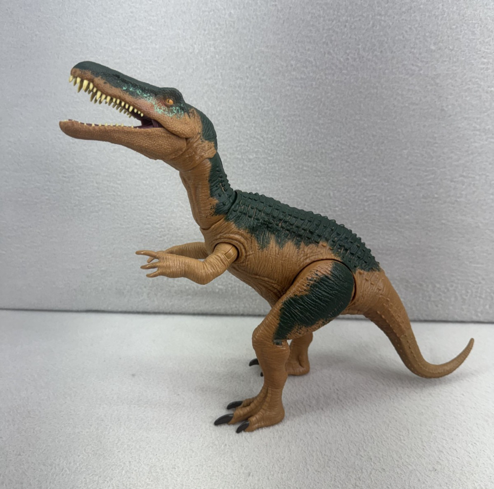 Mattel Jurassic World Roarivores Baryonyx FMM26 Dinosaur Figure 2018 Works